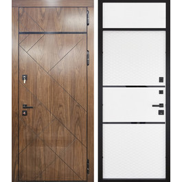 Входная дверь МДФ с фрамугой РД-2682 морозостойкая по цене от 41500 рублей